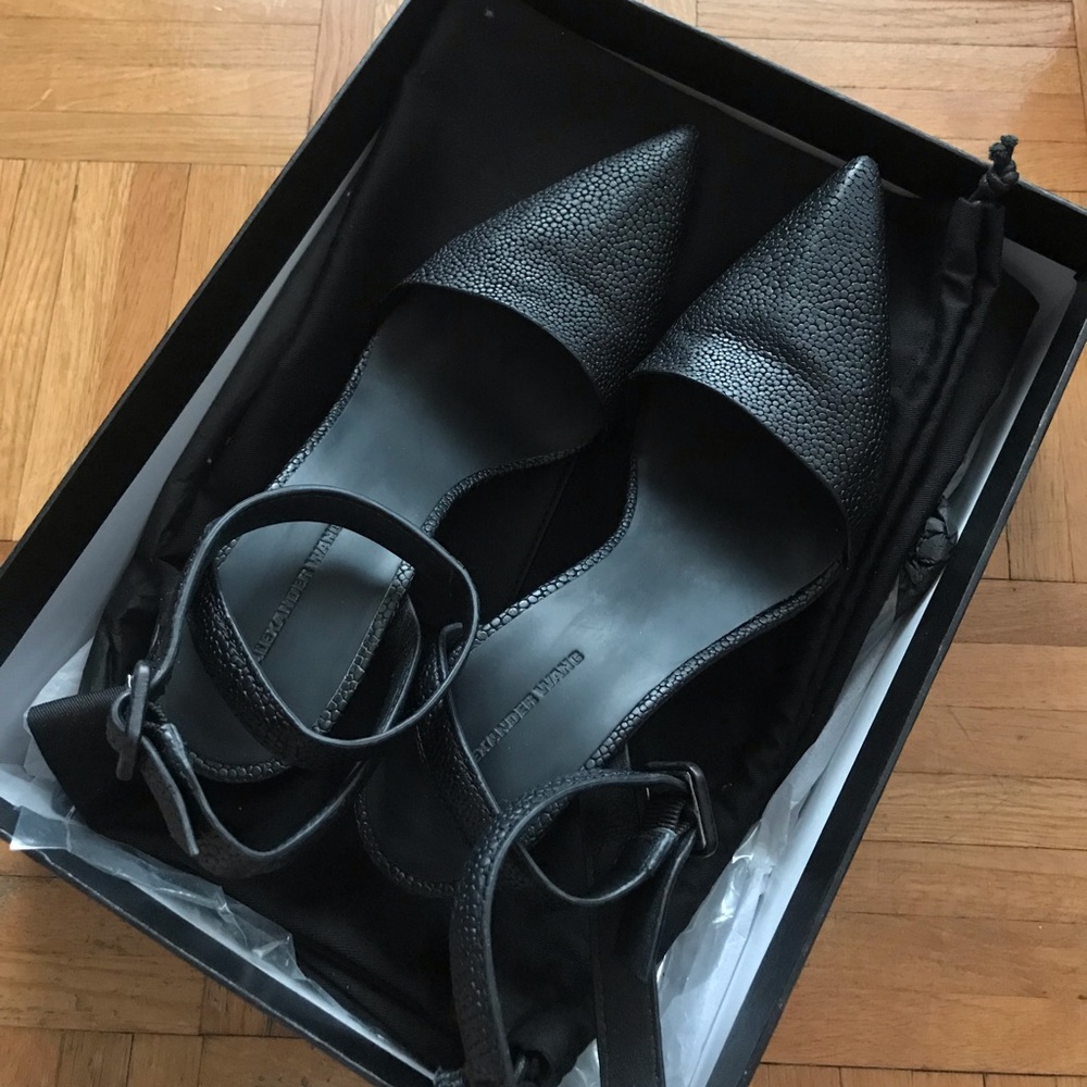 Alexander wang black heels